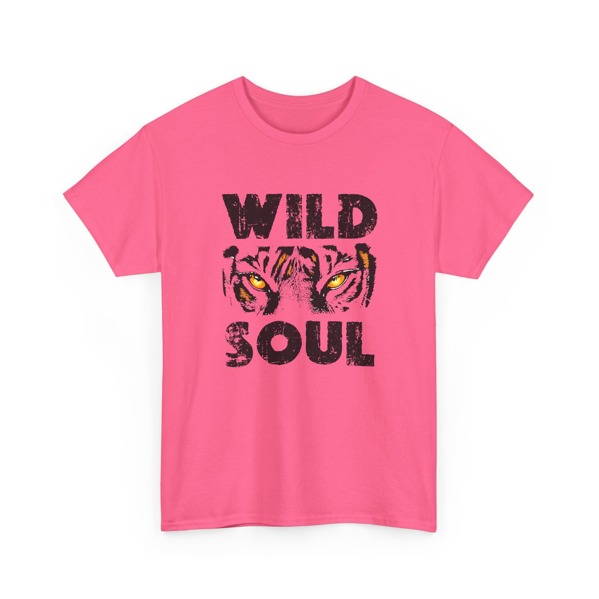 Wild Soul Unisex Heavy Cotton Tee - Fierce Tiger Graphic, Ideal for Animal Lovers, Casual Wear, Gifts, Everyday Style - Image 35