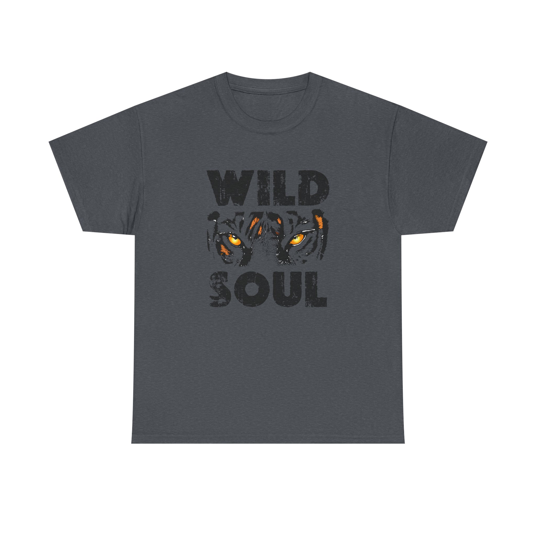 Wild Soul Unisex Heavy Cotton Tee - Fierce Tiger Graphic, Ideal for Animal Lovers, Casual Wear, Gifts, Everyday Style - Image 29