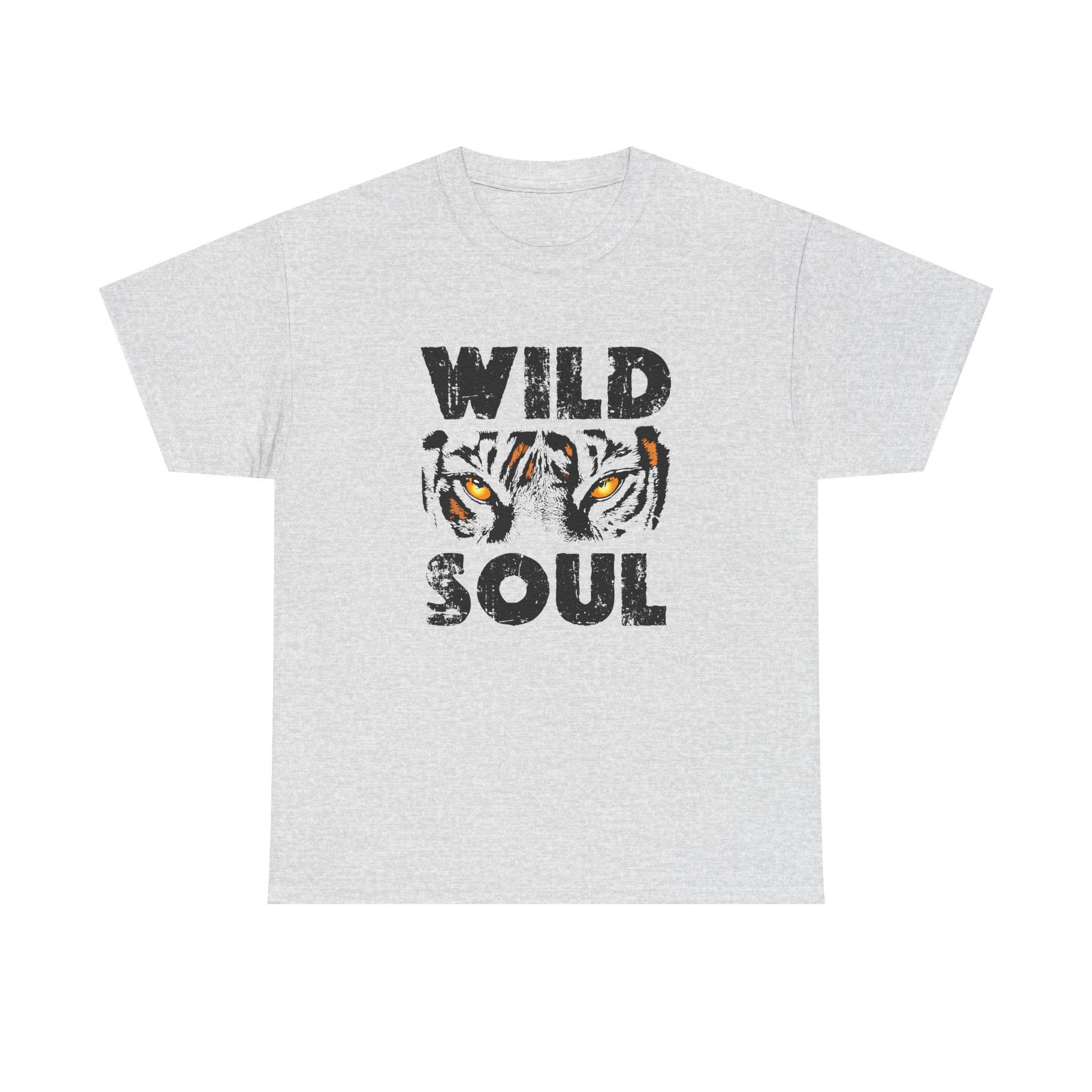 Wild Soul Unisex Heavy Cotton Tee - Fierce Tiger Graphic, Ideal for Animal Lovers, Casual Wear, Gifts, Everyday Style - Image 9