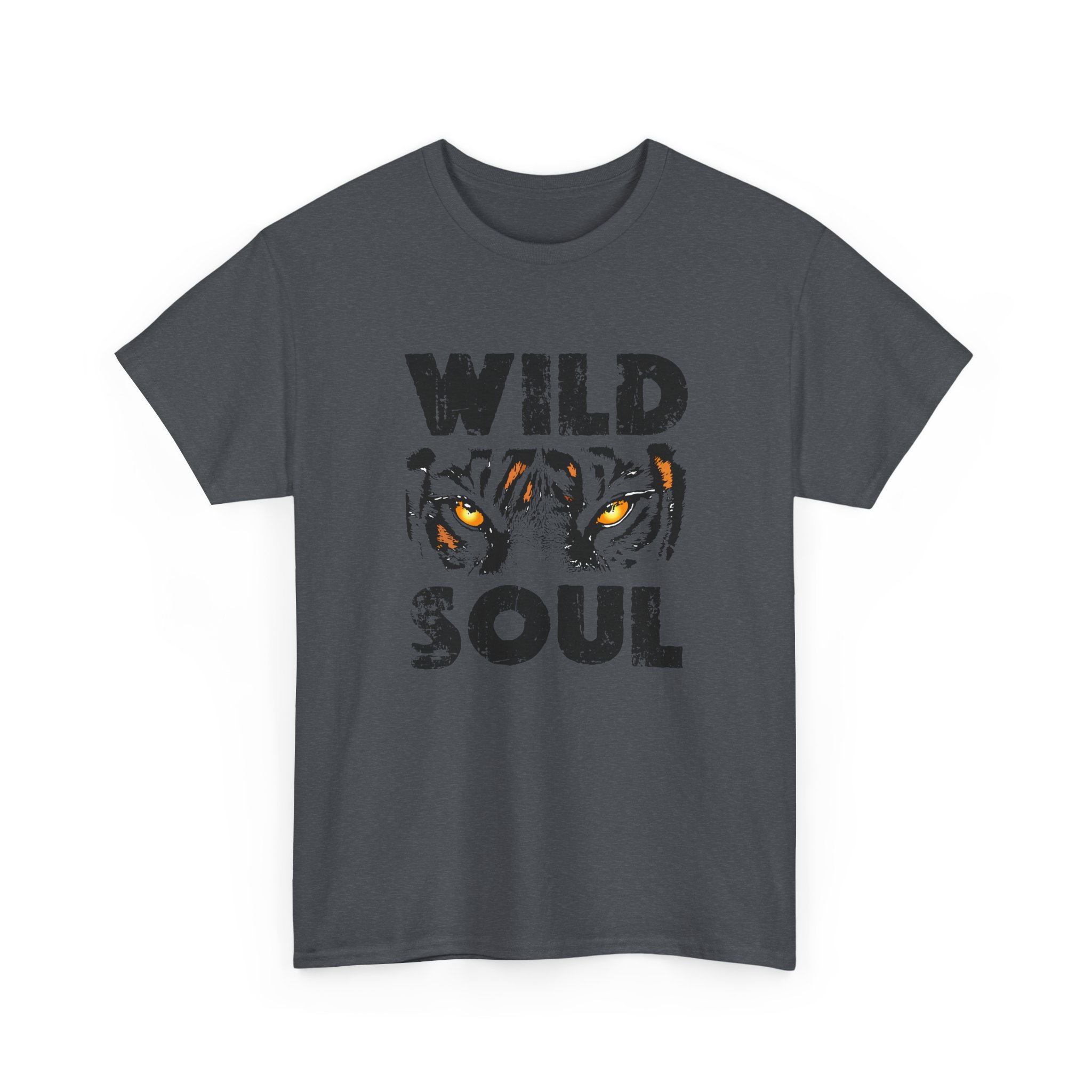 Wild Soul Unisex Heavy Cotton Tee - Fierce Tiger Graphic, Ideal for Animal Lovers, Casual Wear, Gifts, Everyday Style - Image 31