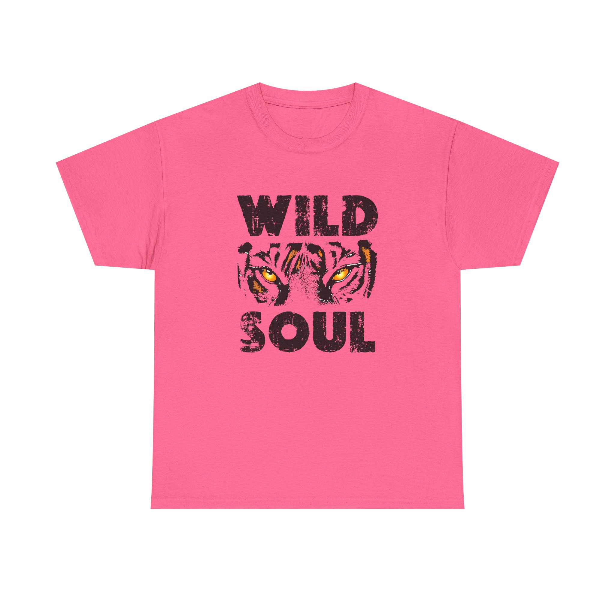 Wild Soul Unisex Heavy Cotton Tee - Fierce Tiger Graphic, Ideal for Animal Lovers, Casual Wear, Gifts, Everyday Style - Image 33